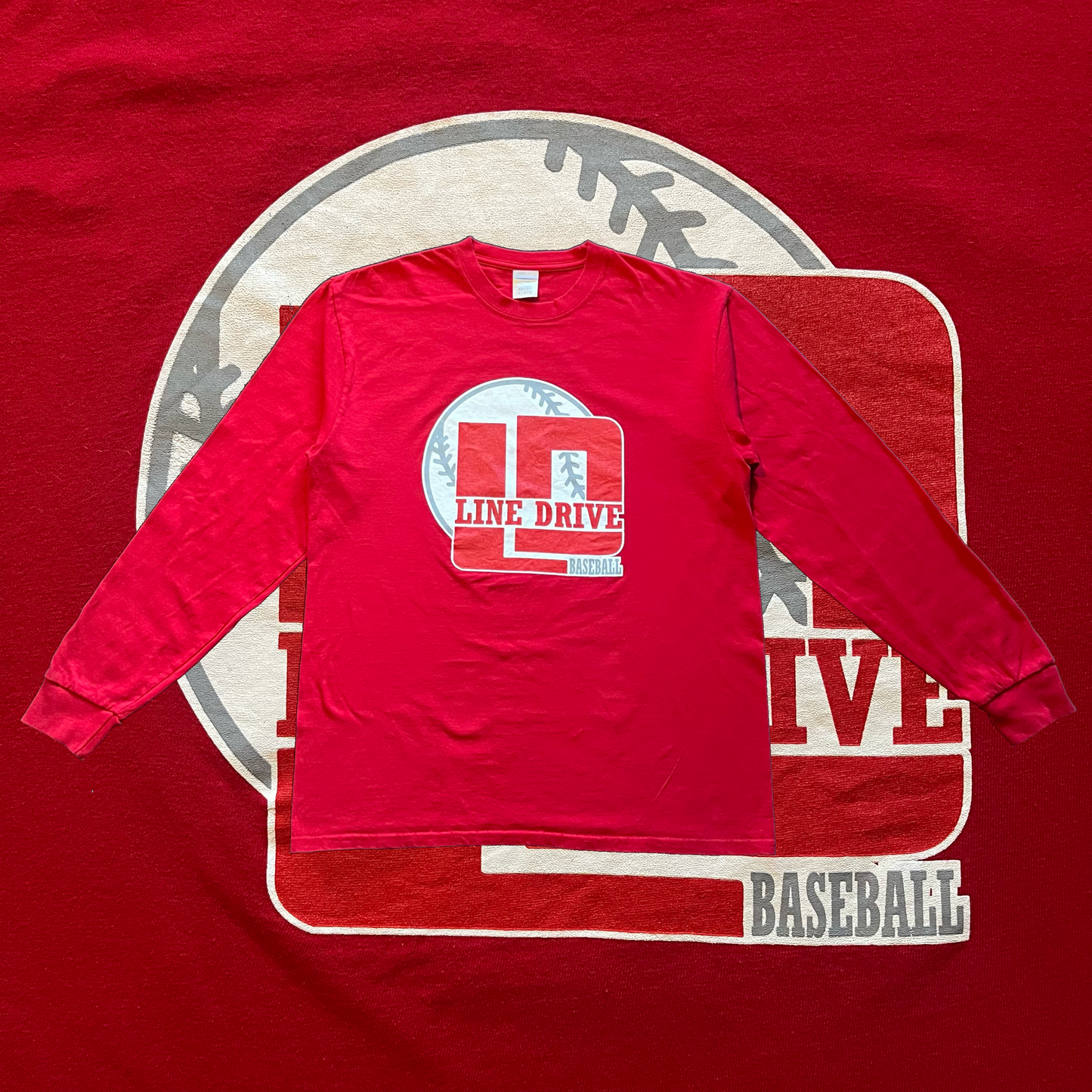 LD - Lane Drive baseball red - Men
