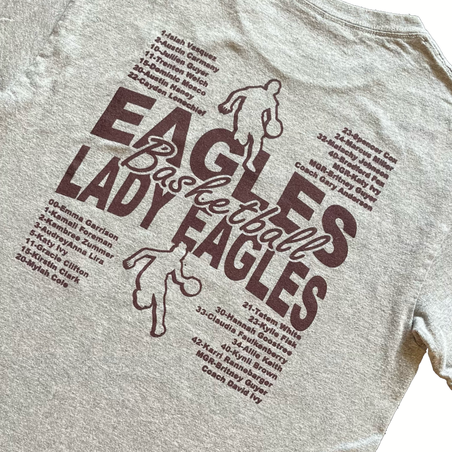 Krebs eagles basketball 2023 grey - Unisex