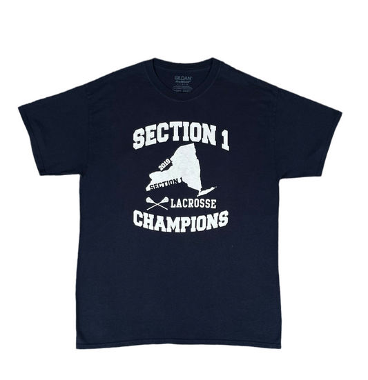 Section 1 lacrosse champions navy blue - unisex