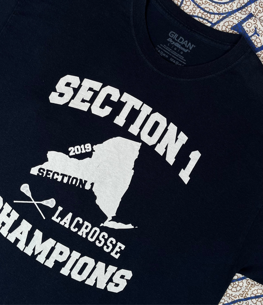 Section 1 lacrosse champions navy blue - unisex