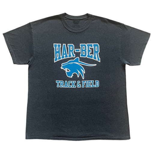 Har-ber track & field charcoal gray | unisex