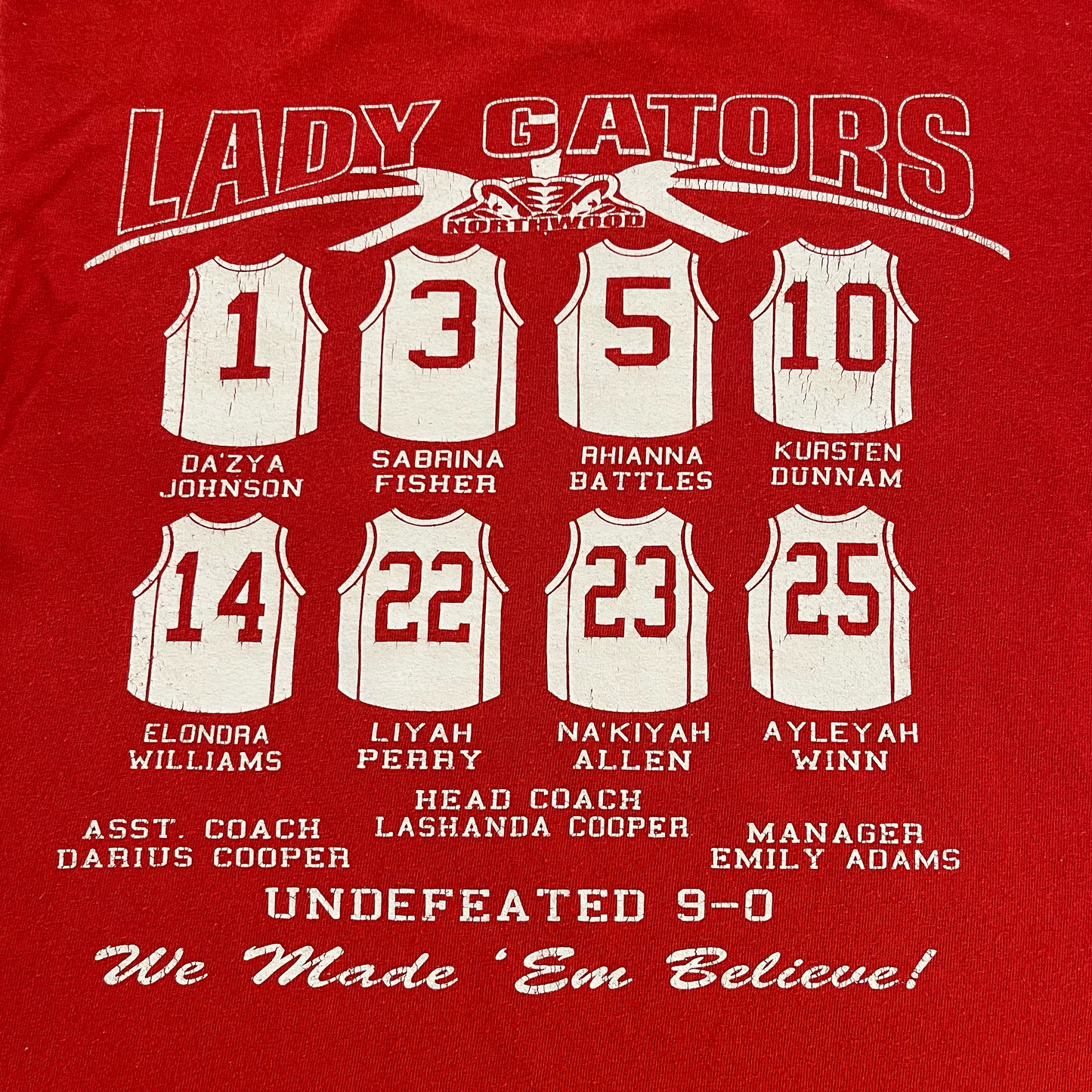 2021 Champions Lady gators red - Women