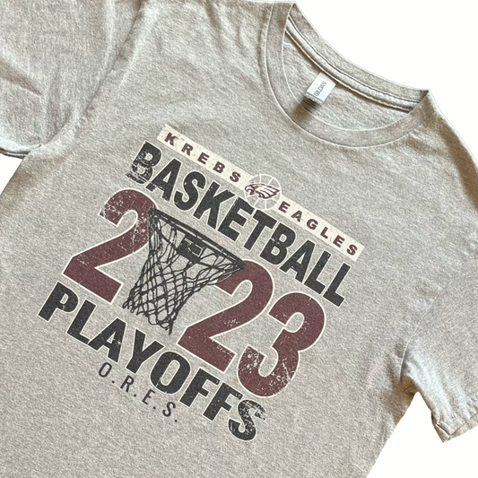Krebs eagles basketball 2023 grey - Unisex
