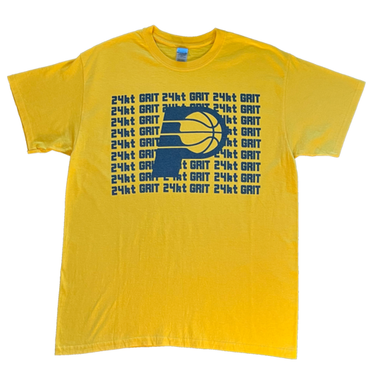 Yellow 24kr GRIT tsh - unisex